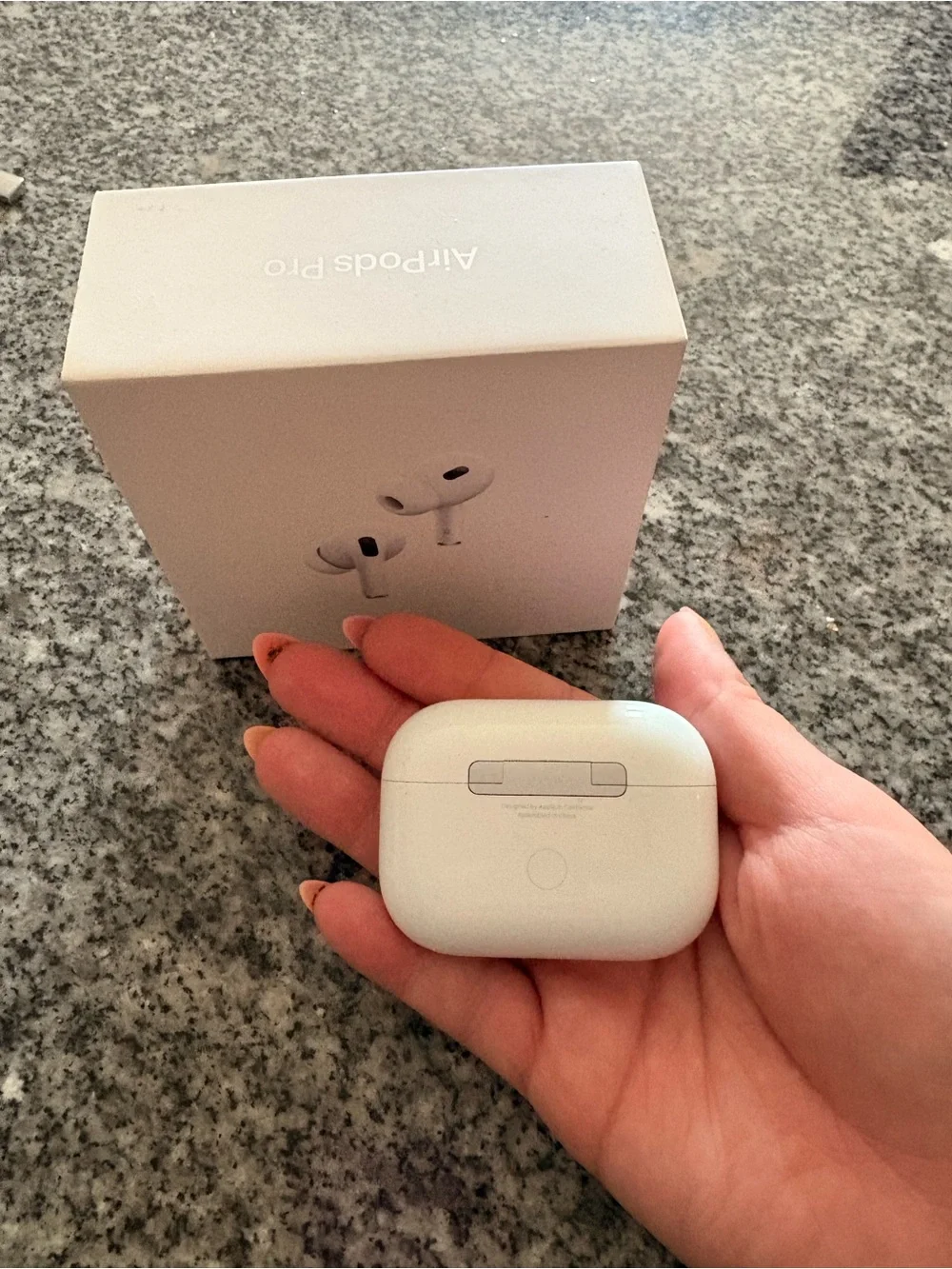 Apple AirPods Pro in White with Charging Case and Box
